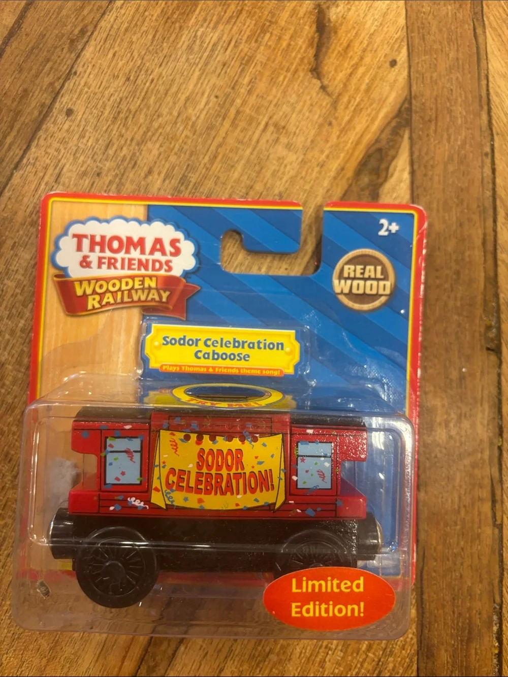 New Thomas & Friends Sodor Celebration Caboose Limited Edition Real Wood 2010